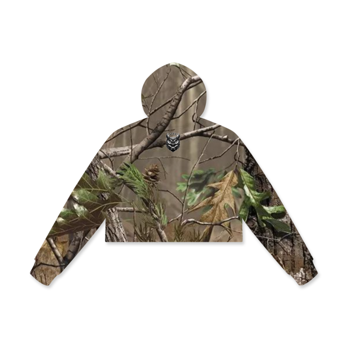 Camo Crop Hoodie