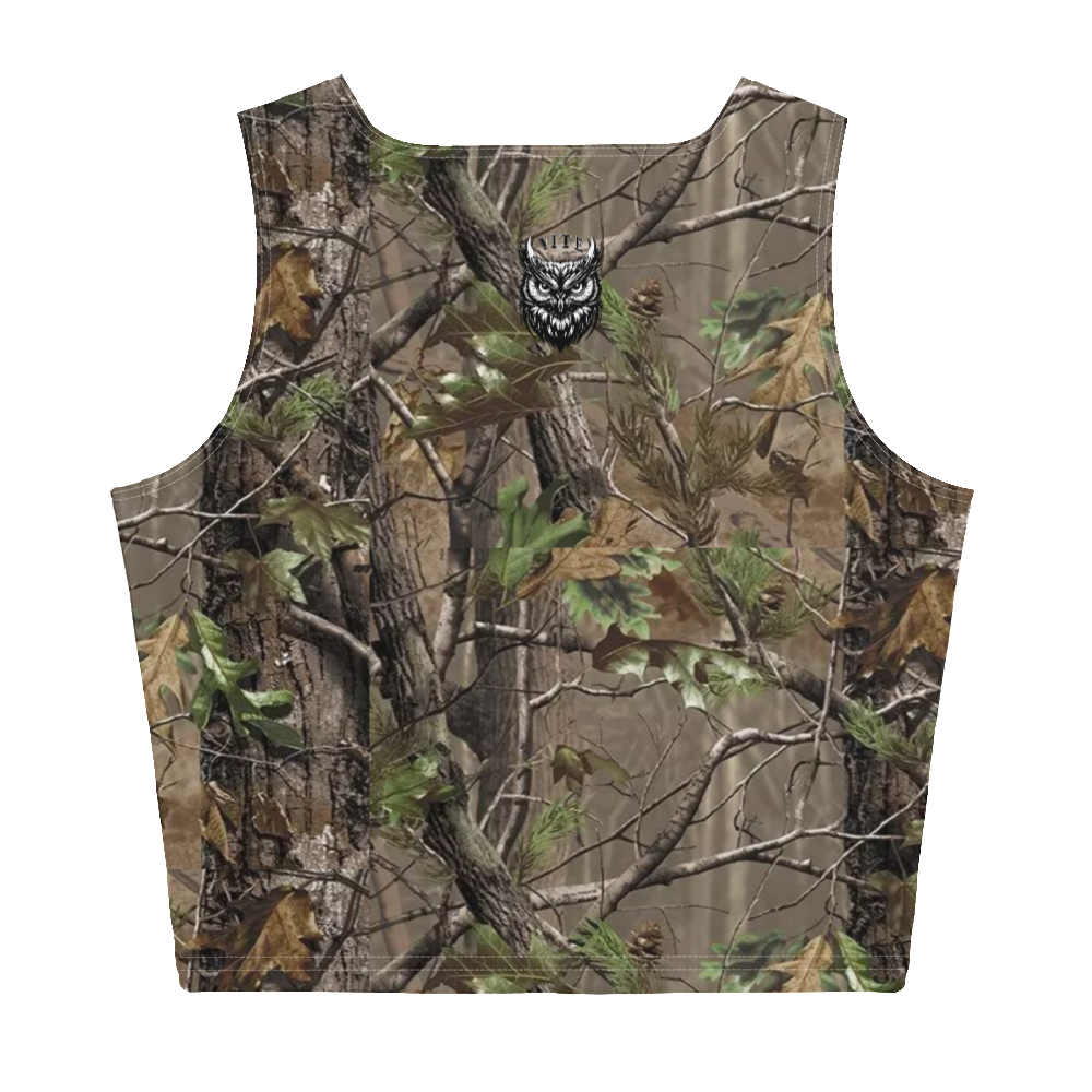 Camo Jacked Crop Top