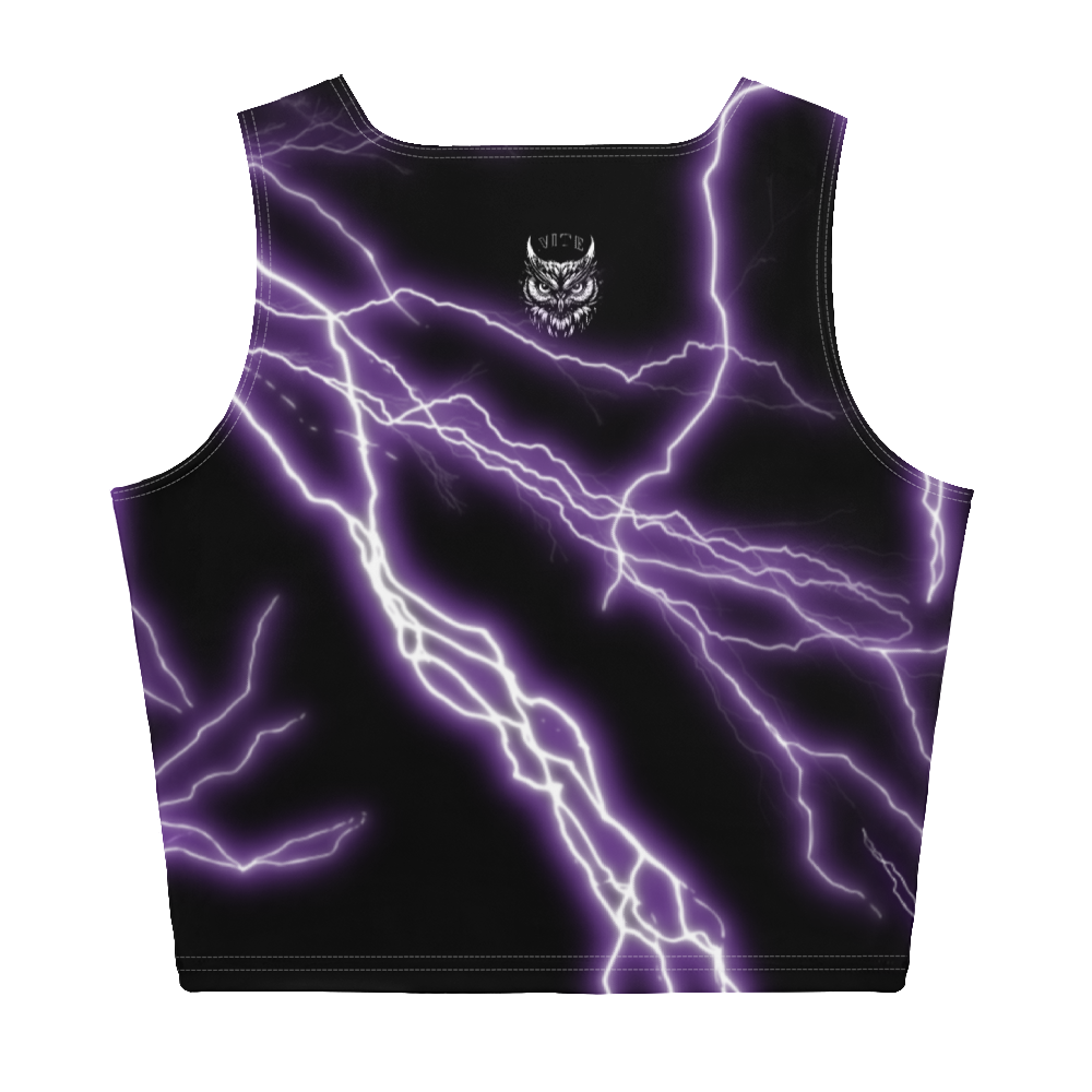 Lightning Jacked Crop Top