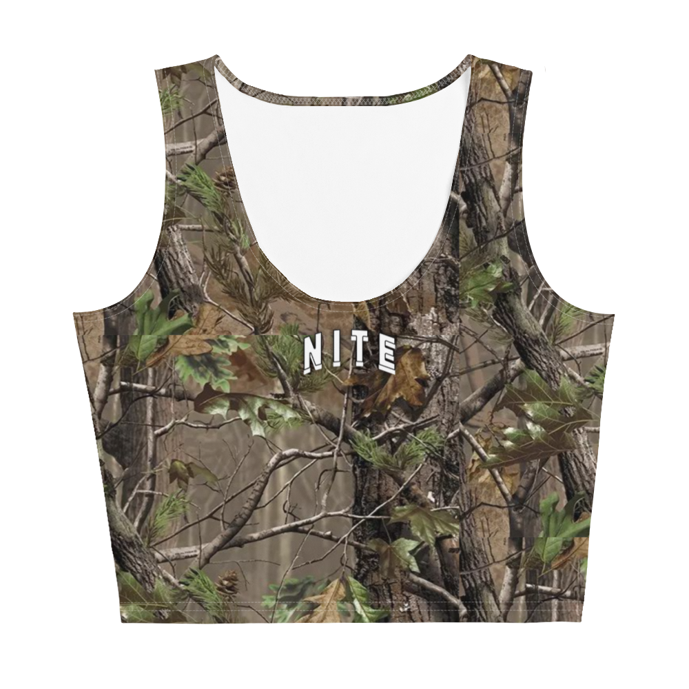 Camo Jacked Crop Top