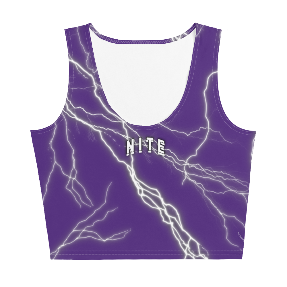 Lightning Jacked Crop Top